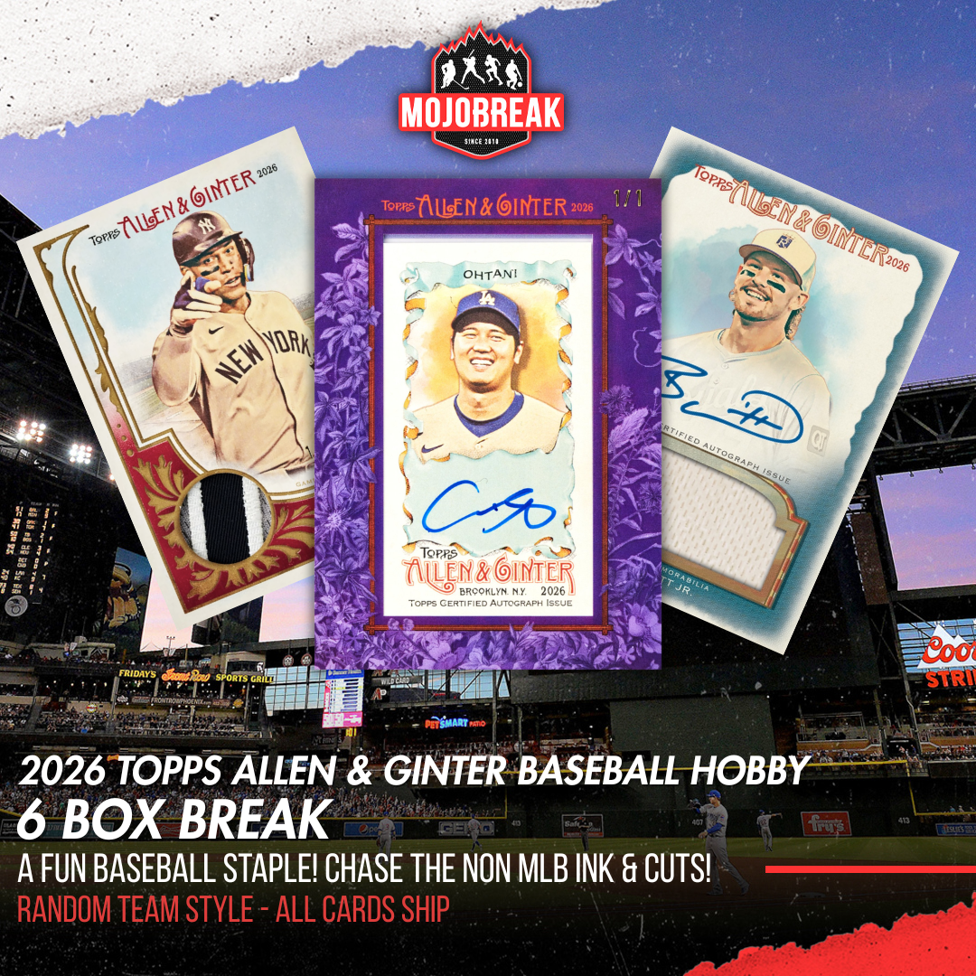 2026 Topps Allen & Ginter Baseball Hobby 6 Box Random Team #1