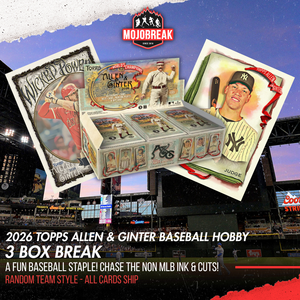 2026 Topps Allen & Ginter Baseball Hobby 3 Box Random Team #1