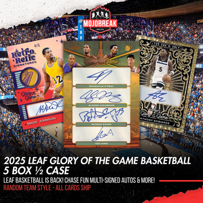 2025 Leaf Glory of the Game Basketball 5 Box Random Team #1