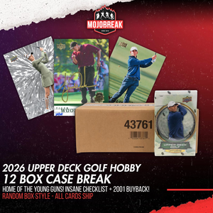 2026 Upper Deck Golf Hobby 12 Box Case Random Box #1