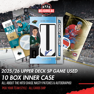 2025/26 Upper Deck SP Game Used Hockey 10 Box Inner Case Pick Your Team #1