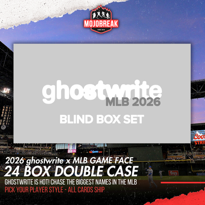 2026 ghostwrite x MLB Game Face 24 Box Double Case Pick Your Player #1