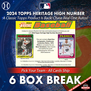 2024 Topps Heritage High Number MLB 6 Box Pick Your Team #2