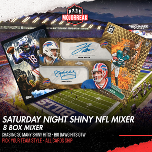 Saturday Night Shiny NFL Chrome Prizm 8 Box Mixer Pick Your Team #1