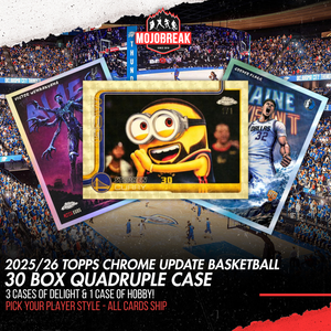2025/26 Topps Chrome Update Series Basketball Hobby Delight 30 Box Quad Case Pick Your Player #1 (Listing 3 of 3)