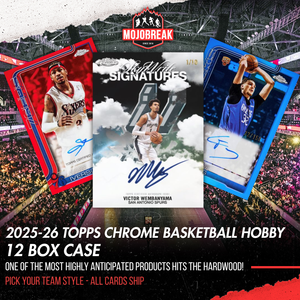 2025/26 Topps Chrome Basketball Hobby 12 Box Case Pick Your Team #2