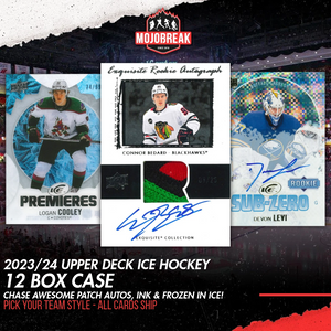 2023-24 Upper Deck Ice Hockey 12 Box Case Pick Your Team #1