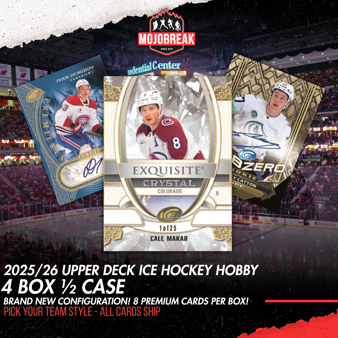 2025/26 Upper Deck Ice Hockey Hobby 4 Box Half Case Pick Your Team #1