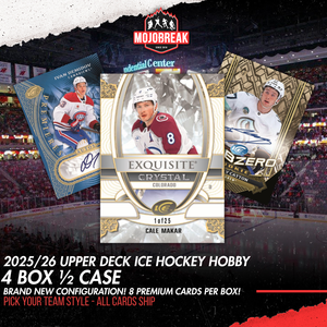2025/26 Upper Deck Ice Hockey Hobby 4 Box Half Case Pick Your Team #1