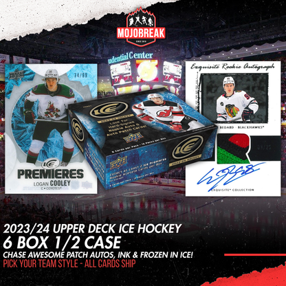 2023-24 Upper Deck Ice Hockey 6 Box Case Pick Your Team #29
