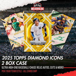 2025 Topps Diamond Icons Baseball 2 Box Case Pick Your Team #15