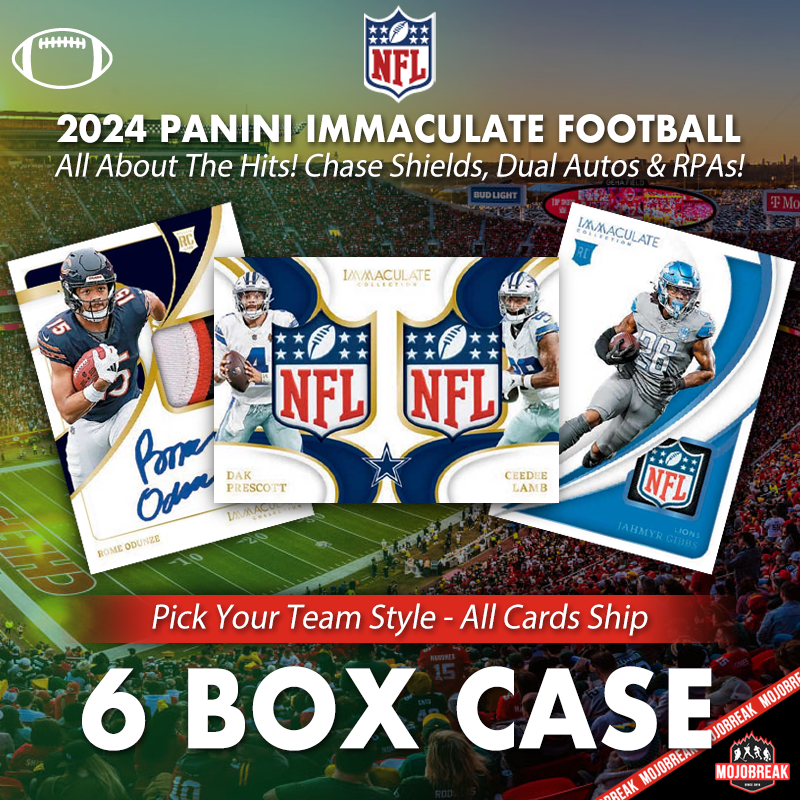 2024 Panini Immaculate NFL Hobby 6 Box Case Break Pick Your Team #2