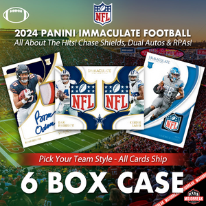 2024 Panini Immaculate NFL Hobby 6 Box Case Break Pick Your Team #2