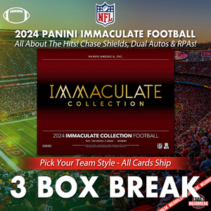 2024 Panini Immaculate NFL Hobby 3 Box Break Pick Your Team #4