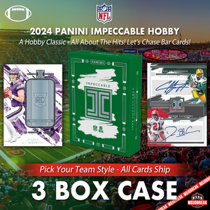 2024 Panini Impeccable Football Hobby 3 Box Case Pick Your Team #4