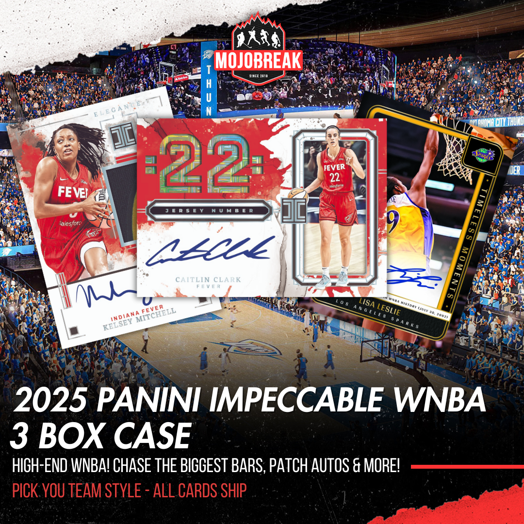 2025 Panini Impeccable WNBA Hobby 3 Box Case Pick Your Team #5