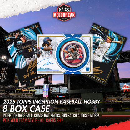 2025 Topps Inception Baseball Hobby 8 Box Case Pick Your Team #1