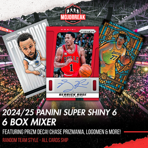 2024/25 Panini Super Shiny Basketball 6 Box Mixer Random Team #3