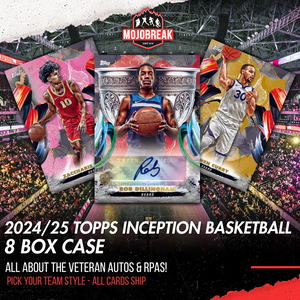 2024/25 Topps Inception Basketball Hobby 8 Box Case Pick Your Team #4