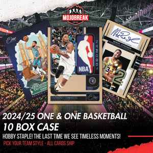 2024-25 Panini One & One Basketball Hobby 10 Box Case Pick Your Team #2