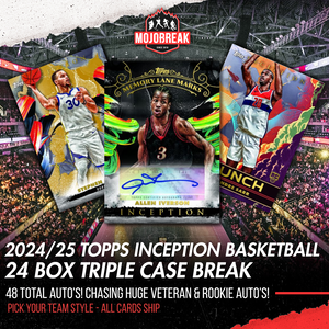 2024/25 Topps Inception Basketball Hobby 24 Box Triple Case Pick Your Team #1