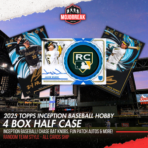 2025 Topps Inception Baseball Hobby 4 Box Half Case Random Team #2