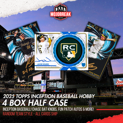 2025 Topps Inception Baseball Hobby 4 Box Half Case Random Team #2