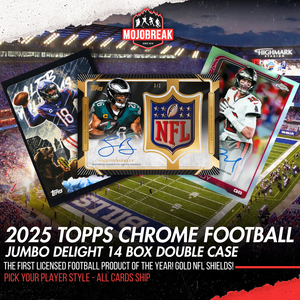 2025 Topps Chrome Football Jumbo Delight 14 Box Double Case Pick Your Player #1 (Listing 2 of 3)