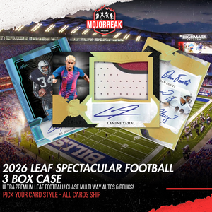 2026 Leaf Spectacular Football 3 Box Case Pick Your Card #1