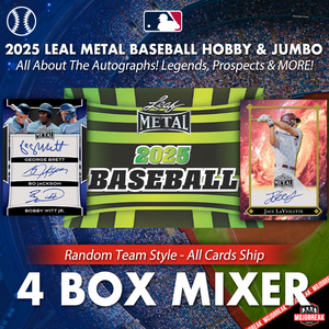 2025 Leaf Metal Hobby & Jumbo Baseball 4 Box Mixer Random Team #4