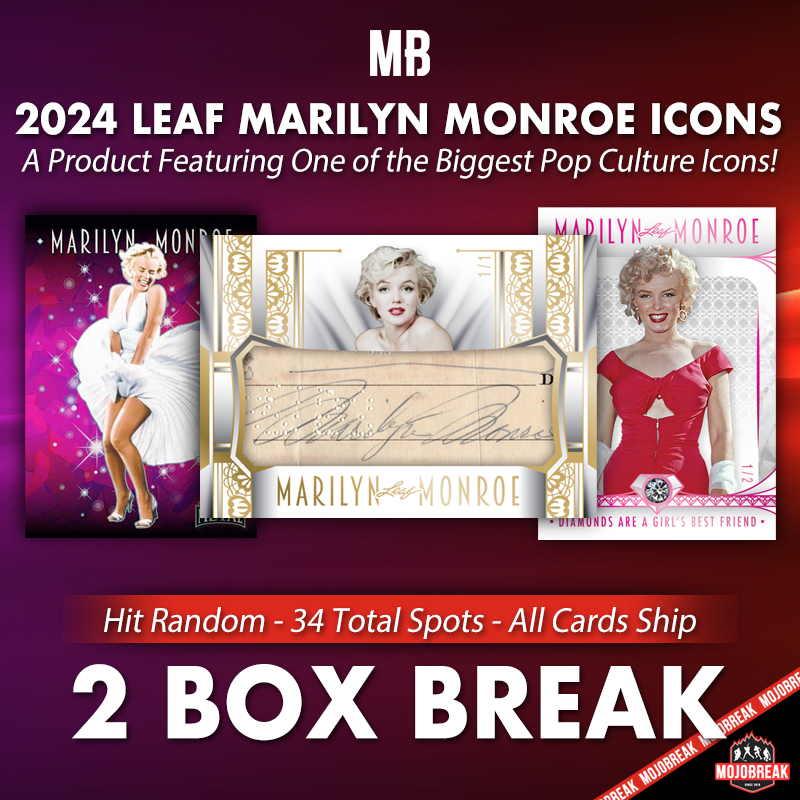 2024 Leaf Marilyn Monroe Icons Collection 2 Box Hit Random #1 (No Skunks!)