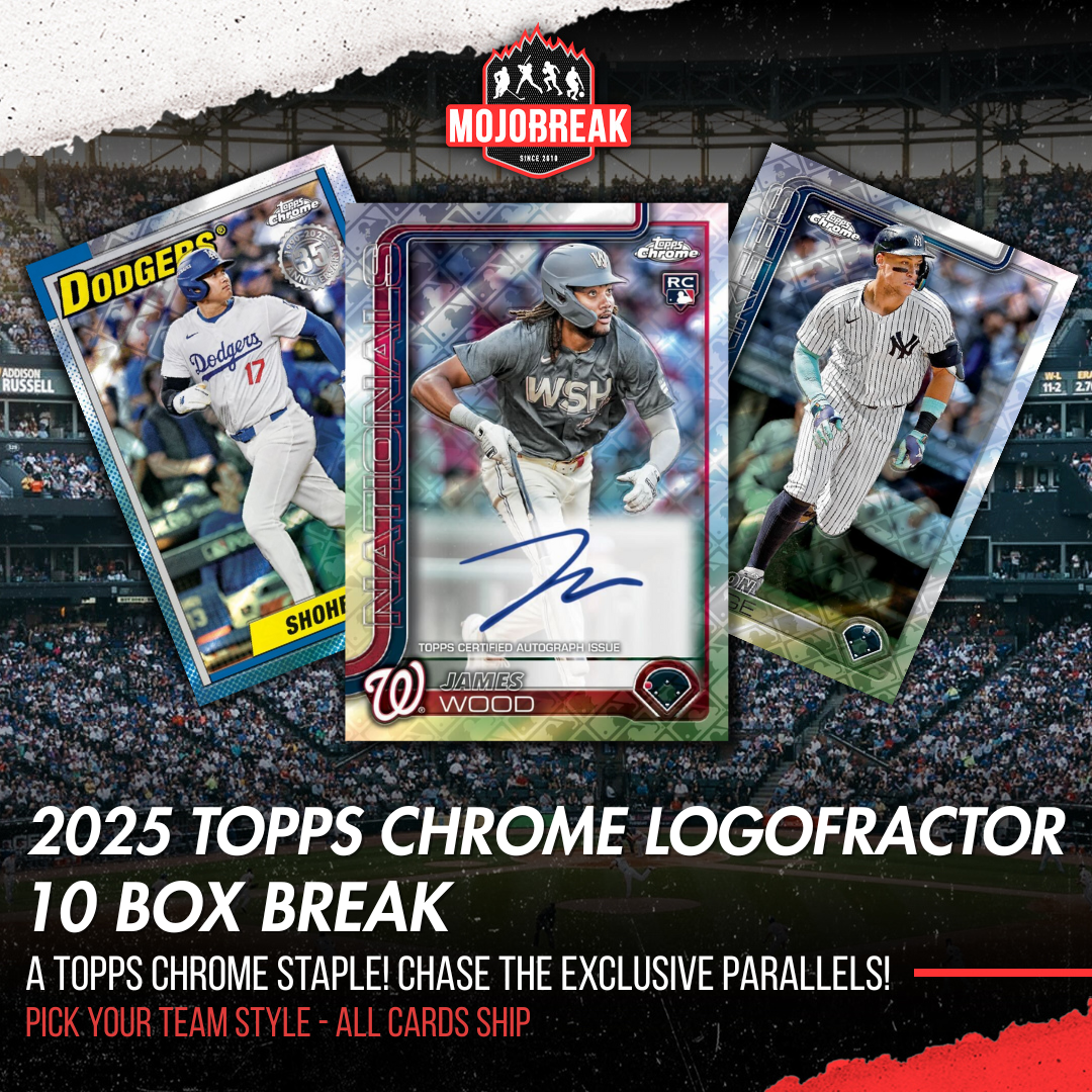 2025 Topps Chrome Logofractor Baseball 10 Box Break Pick Your Team #17
