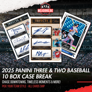 2025 Panini Three And Two Baseball 10 Box Case Pick Your Team #3