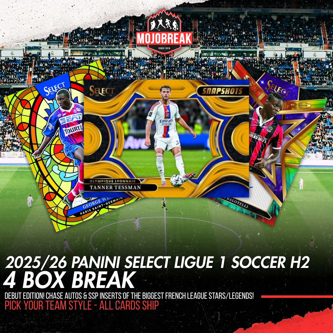 2025/26 Panini Select Ligue 1 Soccer H2 4 Box Pick Your Team #1