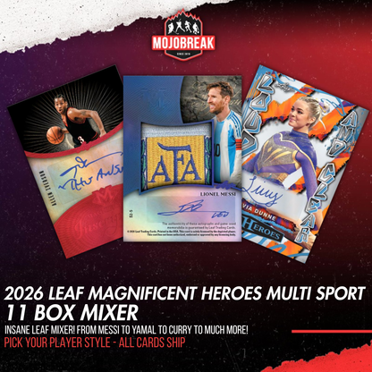 2026 Leaf Magnificent Heroes Multi-Sport 11 Box Mixer Pick Your Player #1 (Listing 2 of 2)