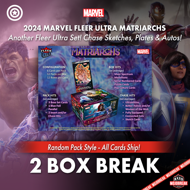 2024 Upper Deck Fleer Ultra Matriarchs of Marvel Hobby 2 Box Random Pack #2