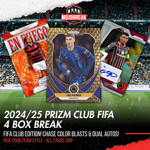 2025 Panini Prizm FIFA Club World Cup Soccer Hobby 4 Box Pick Your Team #10