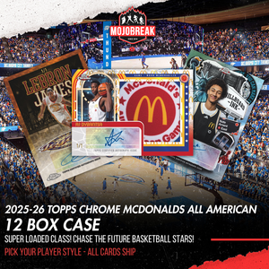 2025 Topps Chrome McDonald's All American Basketball Hobby 12 Box Case Pick Your Player #1