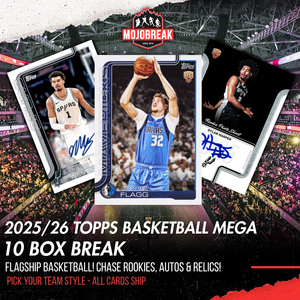 2025-26 Topps Basketball Mega 10 Box Half Case Pick Your Team #2
