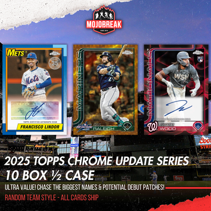 2025 Topps Chrome Update Series Mega 10 Box Break Random Team #2