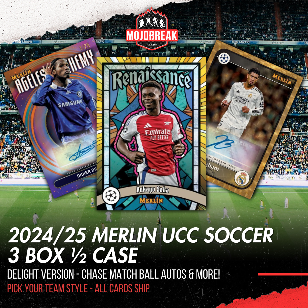 2024/25 Topps UEFA Club Competitions Merlin Chrome Soccer Delight 3 Box Pick Your Team #2