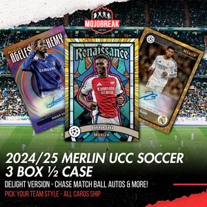 2024/25 Topps UEFA Club Competitions Merlin Chrome Soccer Delight 3 Box Pick Your Team #2
