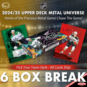 2024/25 Upper Deck Skybox Metal Universe Hockey Hobby 6 Box Pick Your Team #1