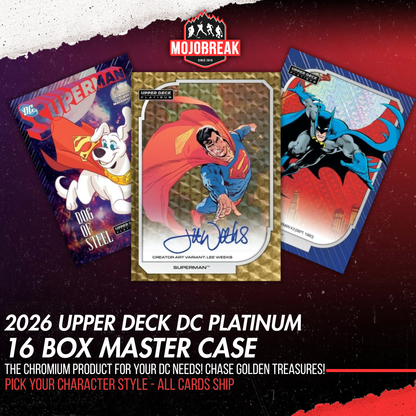 Upper Deck Platinum DC Trading Cards Hobby 16 Box Master Case Pick Your Character #1 (Listing 2 of 2)