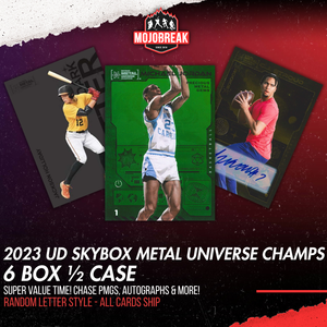 2023 Skybox Metal Universe Champions 6 Box Random Letter #2