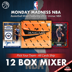 Monday Madness Immaculate NBA 12 Box Monster Mixer Pick Your Team #5