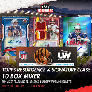 2024-25 Topps & Underwraps Football 8 Box Mixer Pick Your Team #1