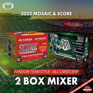 2023 Mosaic & Score NFL Hobby 2 Box Mixer #1
