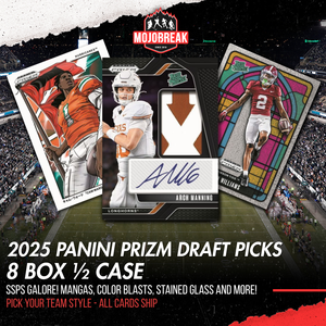 2025 Panini Prizm Draft Picks Football 8 Box Half Case Pick Your Team #2