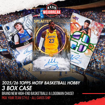 2025/26 Topps Motif Basketball Hobby 3 Box Case Pick Your Team #1